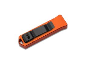 Автоматический нож Boker USB OTF 2.0 Burnt Orange, сталь D2, рукоять алюминий, оранжевый/черный