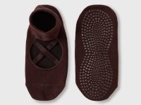 Коричневые носки для йоги и пилатеса Глория Джинс