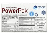 Trace Minerals ®, электролит для повышения выносливости, PowerPak, со вкусом клюквы, 30 пакетиков по 5,3 г (0,19 унции)