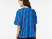 Женская хлопковая футболка Lacoste