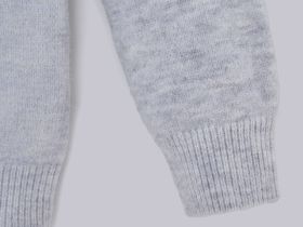 Джемпер свободного кроя с воротником-стойкой