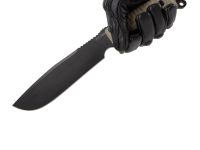 Нож Fox Combat Jungle, сталь N690, рукоять Микарта, серый