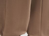 Брюки-джоггеры объемного кроя из футера