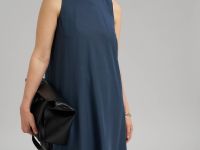 Сарафан А-силуэта из трикотажа со льном