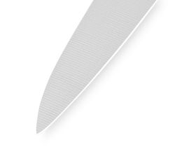 Нож кухонный универсальный Samura "HARAKIRI" (SHR-0023B) 150 мм, сталь AUS-8, рукоять ABS пластик, чёрный