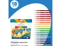 Набор фломастеров Гамма "Классические", 18 цв., смываемые, картон. упак., европодвес