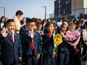 Первая линейка состоялась в якутском образовательном комплексе «Точка будущего»