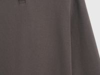 Свитшот с вырезом хенли, Коричневый