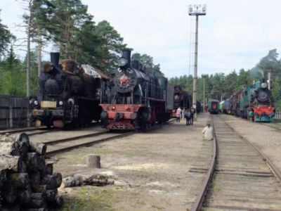 Фондовая площадка Центрального музея железнодорожного транспорта РФ «Пионерский парк» на ст. Лебяжье