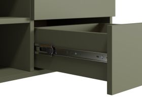 ТВ-тумба подвесная Имин 2-180x36 Оливковый
