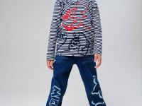 Фуфайка трикотажная для мальчиков (футболка с длинными рукавами)