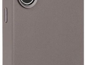 Чехол Alto Clop для Galaxy S25 Ultra, MagSafe, кожа серый