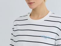 Лонгслив в полоску, Белый