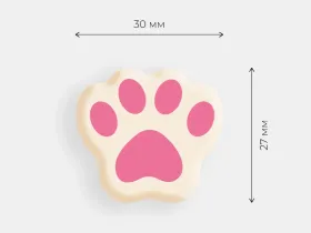 Стикер объемный "Лапка"