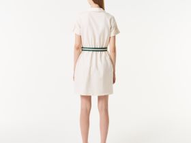 Лёгкое платье Lacoste с поясом