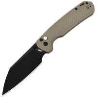 Складной нож CJRB Large Pyrite-Light, сталь AR-RPM9, рукоять G10, бежевый/черный