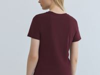 Базовая футболка из хлопка, Фиолетовый