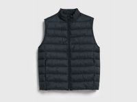 Ультралёгкий жилет с воротником-стойкой, Черный