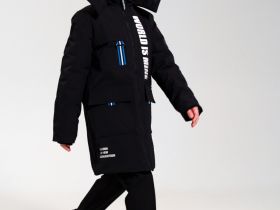 Пальто текстильное с полиуретановым покрытием для мальчиков