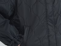 Стёганая утеплённая куртка с воротником-стойкой, Черный