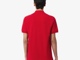 Мужское поло Lacoste из смеси эластичного органического хлопка