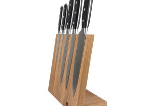 Подставка для ножей магнитная Woodinhome KS002LSON, дуб
