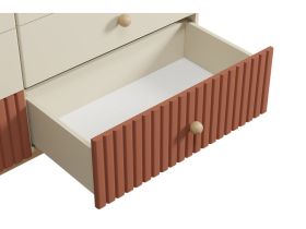 Комод детский Финни 155x86 Терракотовый