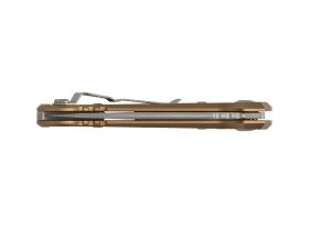 Автоматический нож Microtech LUDT Gen III 1135-10APTA, сталь M390MK, рукоять алюминий, бежевый