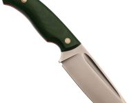 Нож Райбек №1, сталь Elmax, рукоять микарта зеленая