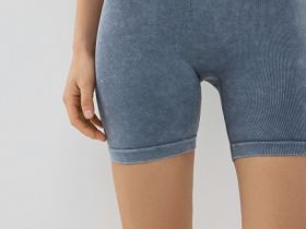 Бесшовные велосипедки, Синий