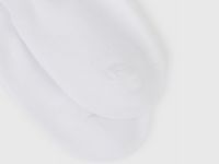 Короткие носки с поддержкой стопы, Белый