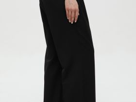 Укороченные брюки широкого кроя