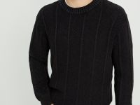 Джемпер из хлопка полуприлегающего силуэта