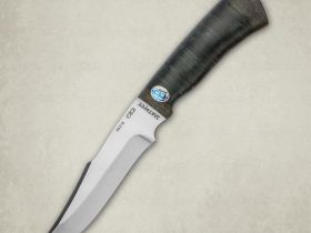 Нож Хазар, АиР, кожа, 95х18