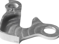 Держатель заднего переключателя &quot;петух&quot; Meta №84 фрезерованный (серебристый)