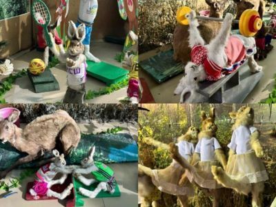 Зайцы-спортсмены и ондатра-супермен: необычные чучела животных делает таксидермист из Якутии