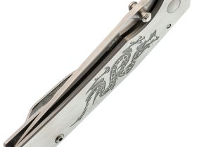 Складной нож Sanrenmu 7129LUC-SC, сталь 12C27, рукоять сталь