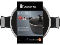 Кастрюля с крышкой Polaris Monolit-24C