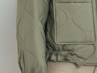 Утеплённая короткая куртка, Желтый