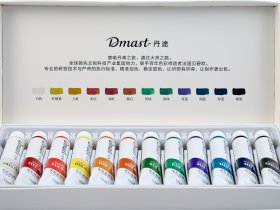 Набор акварели Dmast 12 туб по 12 мл в картонной упаковке