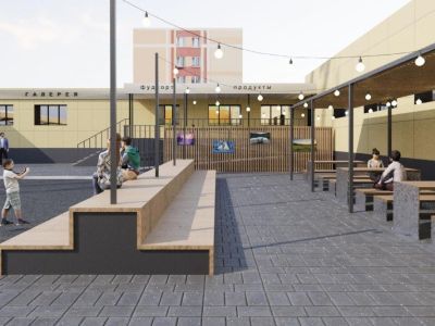 У переходной галереи в Удачном появится благоустроенная аллея