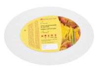 Холст на картоне "Сонет", овальный, 20х30 см, 280 г, 100% хлопок, акриловый грунт, среднее зерно