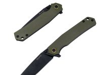 Нож складной Ruike P801-G, сталь 14C28N, рукоять G10, зеленый
