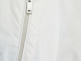 Бомбер с контрастными деталями, Бежевый