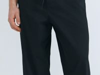 Брюки из микротвила, Черный