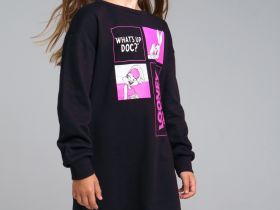 Платье из футера