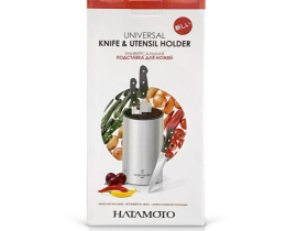 Подставка для ножей круглая HATAMOTO COLOR SILVER