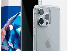Клип-кейс VLP Diamond для Apple iPhone 16 Pro Max Прозрачный