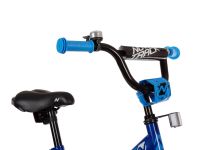 Детский велосипед Novatrack Strike 16, год 2022, цвет Фиолетовый