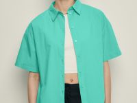 Рубашка с коротким рукавом из хлопка